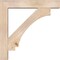 Ekena Millwork Imperial Block Smooth Bracket w/ Offset Brace, Douglas Fir, 7 1/2"W x 42"D x 42"H BKT0806X42X42IMP05SDF - alternate 3